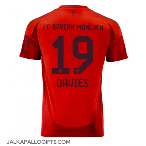 Bayern Munich Alphonso Davies #19 Kotipaita 2024-25 Lyhythihainen